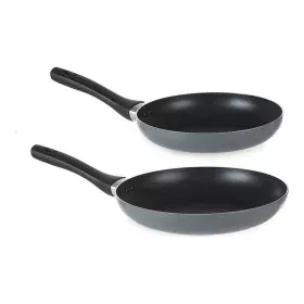 Set of pans Grey Aluminium (2 pcs) by Kinvara, Frying pan and saucepan sets - Ref: S3610026, Price: 23,30 €, Discount: %