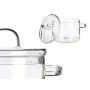 Casserole with Lid Borosilicate Glass Transparent (14,5 x 15,8 x 20 cm) by Vivalto, Stockpots - Ref: S3610115, Price: 15,40 €...