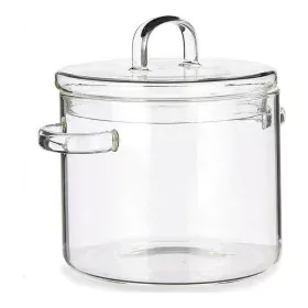 Caçarola com Tampa Vidro de Borosilicato Transparente (15,4 x 16,8 x 20,5 cm) de Vivalto, Panelas retas - Ref: S3610116, Preç...