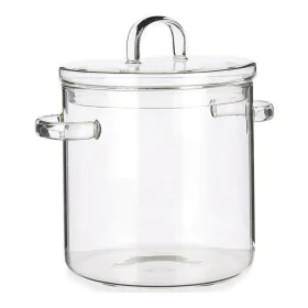 Marmite avec couvercle Verre Borosilicaté Transparent (15,3 x 19,5 x 21 cm) de Vivalto, Marmites - Réf : S3610117, Prix : 20,...