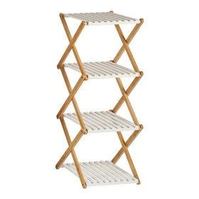 Scaffale Marrone Bianco Pieghevole Legno (32 x 96 x 39 cm) di Gift Decor, Unità di mensole - Rif: S3610215, Prezzo: 41,32 €, ...