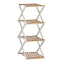 Shelves Brown White Foldable Wood (32 x 96 x 39 cm) by Gift Decor, Standing Shelf Units - Ref: S3610216, Price: 40,66 €, Disc...