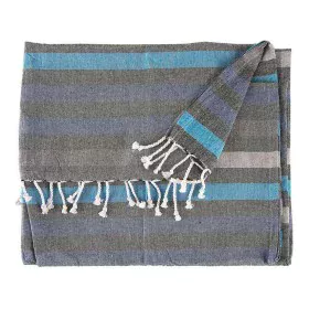 Multipurpose throw Stripes Blue (170 x 90 cm) by Gift Decor, Bedspreads & Coverlets - Ref: S3610323, Price: 7,74 €, Discount: %