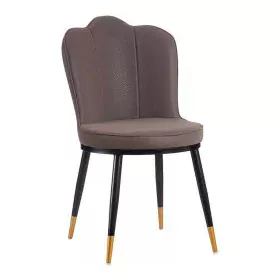 Fauteuil Violet Coquillage Cuir Synthétique Acier (53 x 88 x 67 cm) de Gift Decor, Chaises - Réf : S3610455, Prix : 67,97 €, ...