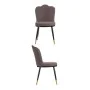 Armchair Purple Shell Polyskin Steel (53 x 88 x 67 cm) by Gift Decor, Chairs - Ref: S3610455, Price: 72,33 €, Discount: %