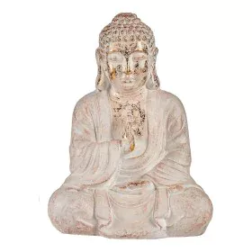 Statua Decorativa da Giardino Buddha Bianco/Dorato Poliresina (23,5 x 49 x 36 cm) di Ibergarden, Statue - Rif: S3610542, Prez...