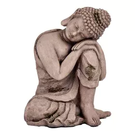 Dekorative Gartenfigur Buddha Grau Polyesterharz (28,5 x 43,5 x 37 cm) von Ibergarden, Statuen - Ref: S3610545, Preis: 52,51 ...