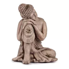 Dekorative Gartenfigur Buddha Grau Polyesterharz (34,5 x 54,5 x 31 cm) von Ibergarden, Statuen - Ref: S3610553, Preis: 75,04 ...