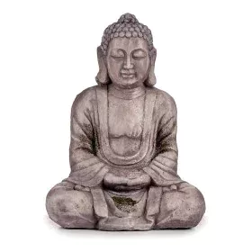 Decorative Garden Figure Buddha Grey Polyresin (25 x 57 x 42,5 cm) by Ibergarden, Statues - Ref: S3610555, Price: 63,67 €, Di...