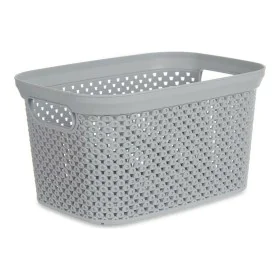 Panier Gris Plastique 3 L 16,5 x 12,5 x 23 cm de Kipit, Boîtes et coffres de rangement - Réf : S3610678, Prix : 2,25 €, Remis...