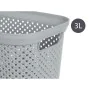 Panier Gris Plastique 3 L 16,5 x 12,5 x 23 cm de Kipit, Boîtes et coffres de rangement - Réf : S3610678, Prix : 1,89 €, Remis...