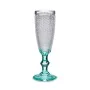 Coupe de champagne Turquoise Points verre 6 Unités (185 ml) de Vivalto, Coupes à champagne - Réf : S3610775, Prix : 18,07 €, ...