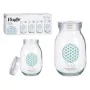 Bote Slow Life Transparente Vidrio (1800 ml) (4 Unidades) de Vivalto, Almacenamiento de alimentos - Ref: S3610832, Precio: 15...