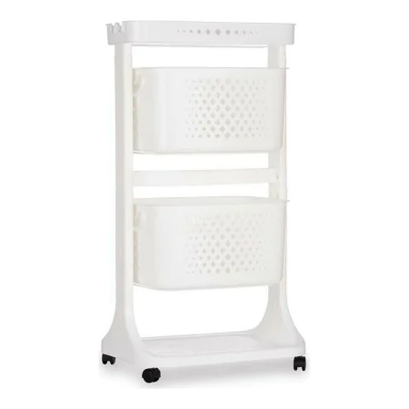 Carrello per Verdure Bianco polipropilene (33 x 81 x 44 cm) di Kinvara, Ripiani e supporti - Rif: S3610956, Prezzo: 35,56 €, ...