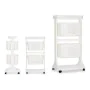 Vegetable trolley White polypropylene (33 x 81 x 44 cm) by Kinvara, Shelves and supports - Ref: S3610956, Price: 35,56 €, Dis...