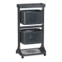 Vegetable trolley Anthracite polypropylene (33 x 81 x 44 cm) by Kinvara, Shelves and supports - Ref: S3610957, Price: 35,56 €...