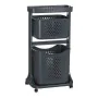 Clothes Trolley Anthracite polypropylene (33 x 81 x 44 cm) by Kipit, Laundry Baskets - Ref: S3610959, Price: 38,96 €, Discoun...