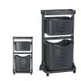 Clothes Trolley Anthracite polypropylene (33 x 81 x 44 cm) by Kipit, Laundry Baskets - Ref: S3610959, Price: 38,96 €, Discoun...