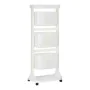 Carrito Verdulero Blanco Polipropileno (33 x 112 x 44 cm) de Kinvara, Estantes y soportes - Ref: S3610960, Precio: 45,75 €, D...