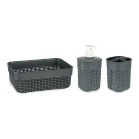 Badezimmer Set Anthrazit Kunststoff (3 pcs) von Berilo, Sets - Ref: S3611047, Preis: 4,68 €, Rabatt: %