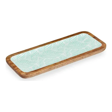 Centro de Mesa Blanco Marrón Verde Hoja de planta 38 x 15 cm de Gift Decor, Adornos - Ref: S3611066, Precio: 12,64 €, Descuen...