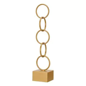 Deko-Figur Ringe Gold Metall (12,5 x 60,5 x 12,5 cm) von Gift Decor, Ornamente - Ref: S3611208, Preis: 13,87 €, Rabatt: %