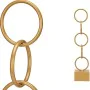 Figura Decorativa Aros Dourado Metal (12,5 x 60,5 x 12,5 cm) de Gift Decor, Adornos - Ref: S3611208, Preço: 14,45 €, Desconto: %