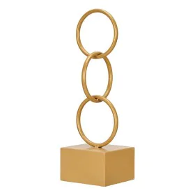 Deko-Figur Ringe Gold Metall (12,5 x 40,5 x 12,5 cm) von Gift Decor, Ornamente - Ref: S3611210, Preis: 11,81 €, Rabatt: %