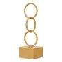 Statua Decorativa Anelli Dorato Metallo (12,5 x 40,5 x 12,5 cm) di Gift Decor, Soprammobili - Rif: S3611210, Prezzo: 10,47 €,...