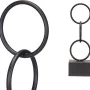 Statua Decorativa Anelli Nero Metallo (12,5 x 40,5 x 12,5 cm) di Gift Decor, Soprammobili - Rif: S3611211, Prezzo: 11,34 €, S...