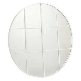 Miroir mural Rond Métal Blanc (100 x 2,5 x 100 cm) de Gift Decor, Miroirs muraux - Réf : S3611219, Prix : 116,09 €, Remise : %