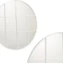 Wall mirror Circular Metal White (100 x 2,5 x 100 cm) by Gift Decor, Wall-Mounted Mirrors - Ref: S3611219, Price: 111,44 €, D...