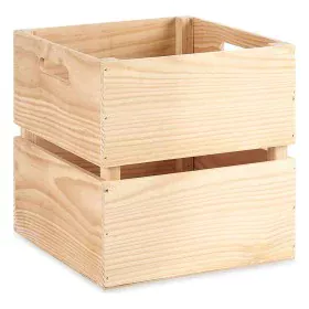 Aufbewahrungsbox Kiefernholz Naturbraun (30 x 30 x 30 cm) von Gift Decor, Aufbewahrungsboxen und -truhen - Ref: S3611221, Pre...