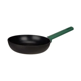 Poêle anti-adhésive Noir Vert Ø 22 cm Aluminium de Kinvara, Poêles à frire - Réf : S3611264, Prix : 13,18 €, Remise : %