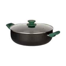 Casserole Black Green Aluminium (7 L) by Kinvara, Casserole pans - Ref: S3611270, Price: 28,46 €, Discount: %