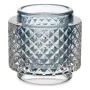 Bougeoir Bleu verre (9 x 8,8 x 9 cm) de Gift Decor, Bougeoirs et chandeliers - Réf : S3611334, Prix : 5,24 €, Remise : %