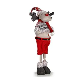 Christmas Reindeer 15 x 63 x 22 cm Red Grey White Cream by Krist+, Christmas - Ref: S3611563, Price: 24,82 €, Discount: %