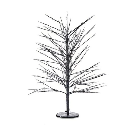 Sapin de Noël 70 x 120 x 70 cm Noir Métal Fibres optiques de Krist+, Noël - Réf : S3611593, Prix : 88,38 €, Remise : %