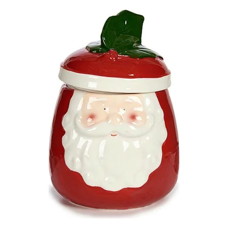 Figura Decorativa Pai Natal 14 x 19,5 x 14 cm Cerâmica Vermelho de Krist+, Natal - Ref: S3611719, Preço: 11,81 €, Desconto: %