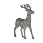 Decoration Medium Reindeer 15 x 45 x 30 cm Silver White Plastic by Krist+, Christmas - Ref: S3612006, Price: 16,90 €, Discoun...