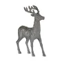 Decoration Medium Reindeer 15 x 45 x 30 cm Silver White Plastic by Krist+, Christmas - Ref: S3612013, Price: 13,27 €, Discoun...