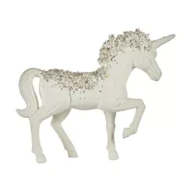 Statua Decorativa Unicorno 9,5 x 31 x 40 cm Bianco Plastica di Krist+, Natale - Rif: S3612021, Prezzo: 10,66 €, Sconto: %