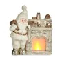 Figura Decorativa Pai Natal Leve LED 16 x 44 x 35 cm Branco Poliresina de Krist+, Natal - Ref: S3612148, Preço: 37,86 €, Desc...