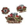 Christmas Candle Holder Red Green Silver Natural 20 x 11 x 20 cm by Krist+, Christmas - Ref: S3612317, Price: 11,81 €, Discou...