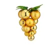 Bola de Natal Uvas Pequeno Dourado Plástico 14 x 14 x 25 cm de Krist+, Natal - Ref: S3612468, Preço: 7,66 €, Desconto: %