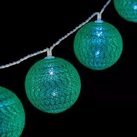 Guirnalda de Bolas LED Ø 5 cm 2 m Verde de Krist+, Navidad - Ref: S3612573, Precio: 6,00 €, Descuento: %