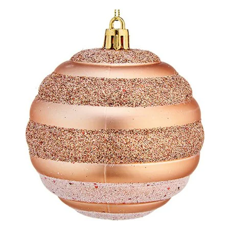 Christmas Bauble Ø 8 cm 6 Units Copper PVC by Krist+, Christmas - Ref: S3612631, Price: 7,07 €, Discount: %