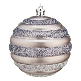 Christmas Baubles Ø 8 cm 6 Units Silver Plastic by Krist+, Christmas - Ref: S3612632, Price: 7,07 €, Discount: %