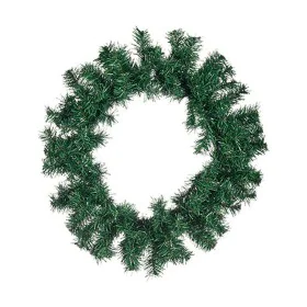 Corona de Navidad Verde Plástico 40 x 6 x 40 cm de Krist+, Navidad - Ref: S3612800, Precio: 7,74 €, Descuento: %