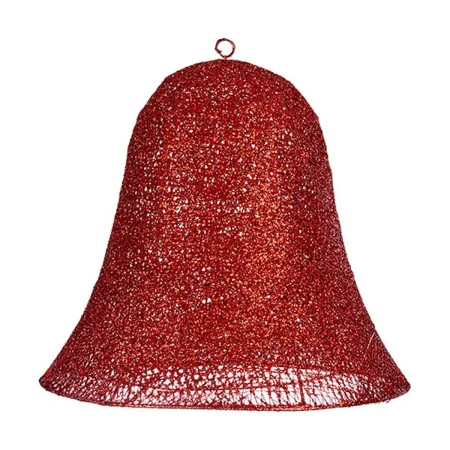 Décorations de Noël Rouge Métal Cloche 40 x 37,5 x 40 cm de Krist+, Noël - Réf : S3612835, Prix : 19,89 €, Remise : %